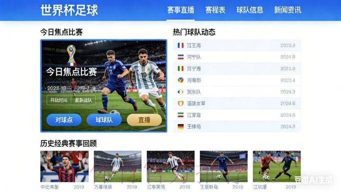 2026世界杯直播平台官方入口地址推荐